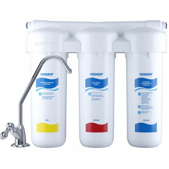 Купить фильтр «Аквафор Трио Норма» система очистки воды с отдельным .